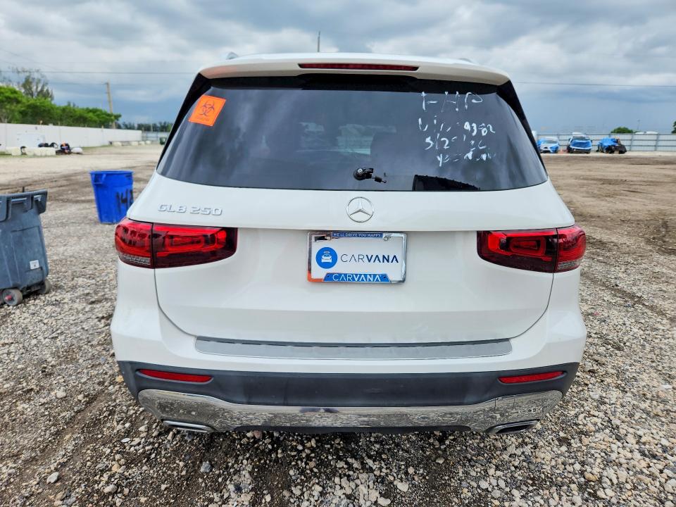 2020 Mercedes-benz Glb VIN WDC4M4GB6LW009382 COPART salvage auction — FRONT END, Fl - Certificate Of Destruction, sold $3,800 on 2026-08-19 (photo 6)