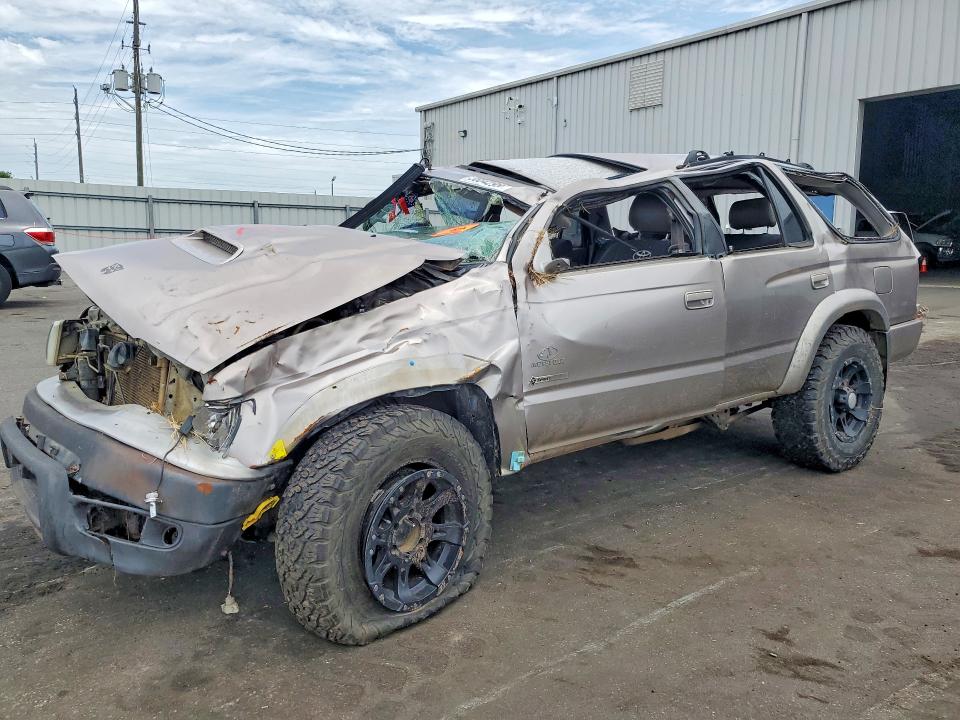 2002 Toyota 4runner VIN JT3HN86RX20385874 COPART salvage auction — ROLLOVER, Fl - Cert Of Title Slvg Rebuildable, sold $775 on 2026-07-20 (photo 1)
