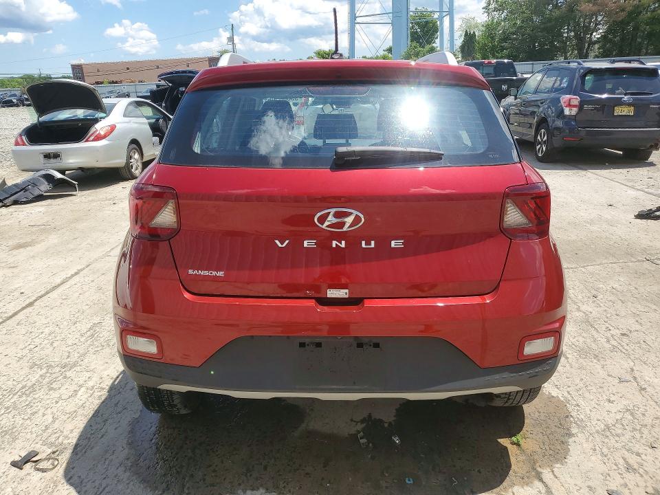 2024 Hyundai Venue VIN KMHRC8A31RU333671 COPART salvage auction — FRONT END, Nj - Cert Of Title-Salvage, sold $2,350 on 2026-07-29 (photo 6)