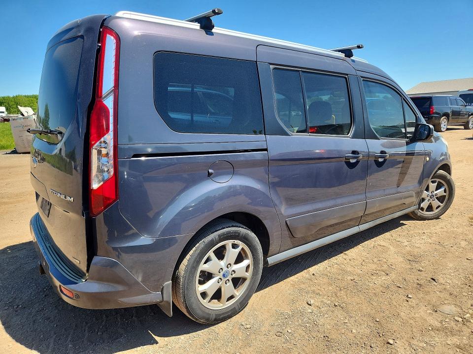 2014 Ford Transit connect VIN NM0GE9G76E1154377 COPART salvage auction — REAR END, Oh - Cert Of Title-Salvage, sold $1,750 on 2026-07-09 (photo 3)