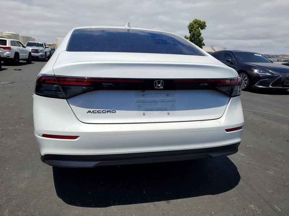 2023 Honda Accord VIN 1HGCY1F36PA002306 COPART salvage auction — VANDALISM, CA - SALVAGE CERTIFICATE, sold $9,200 on 2026-07-27 (photo 6)