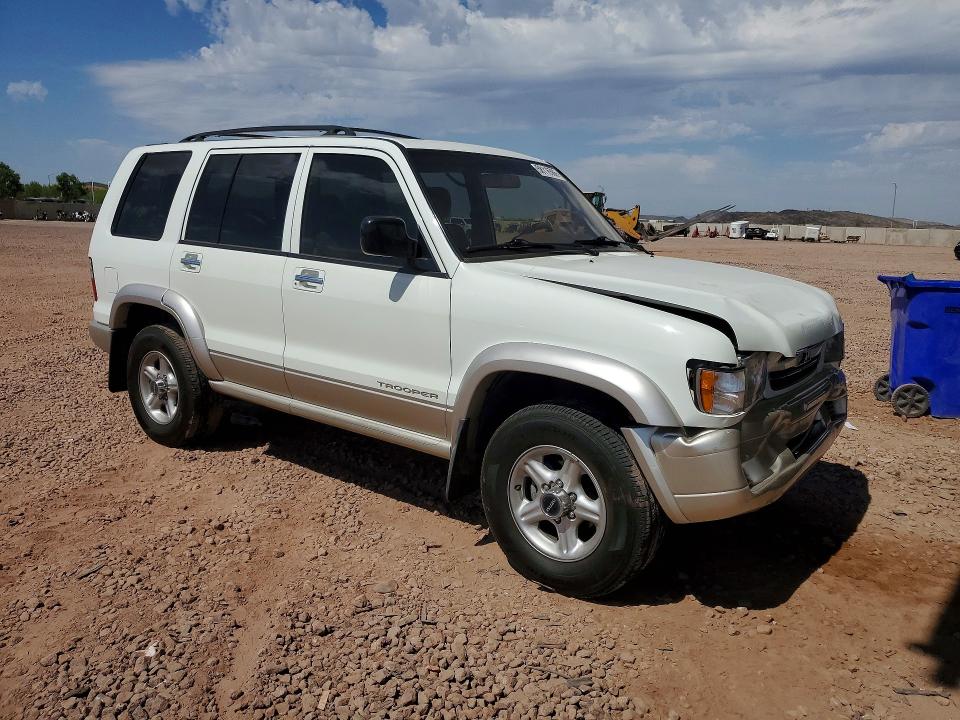 2001 Isuzu Trooper VIN JACDJ58X817J06443 COPART salvage auction — FRONT END, Az - Cert Of Title - Salvage, sold $225 on 2026-07-21 (photo 4)