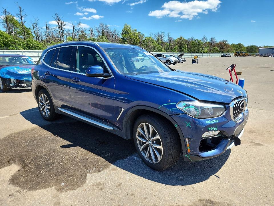 2019 BMW X3 VIN 5UXTR9C50KLD94147 COPART salvage auction — FRONT END, Ny - Mv-907A Salvage Certificate, sold $6,600 on 2026-07-20 (photo 4)