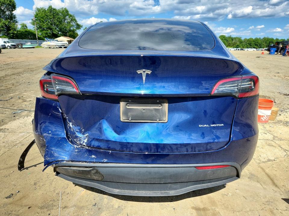 2023 Tesla VIN 7SAYGDEE4PA171002 COPART salvage auction — REAR END, Nj - Cert Of Title-Salvage, sold $10,200 on 2026-07-29 (photo 6)
