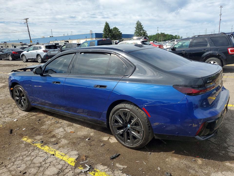 2024 BMW 7er VIN WBA43EH08RCS10915 COPART salvage auction — FRONT END, Oh - Cert Of Title-Salvage, sold $38,750 on 2026-08-21 (photo 2)