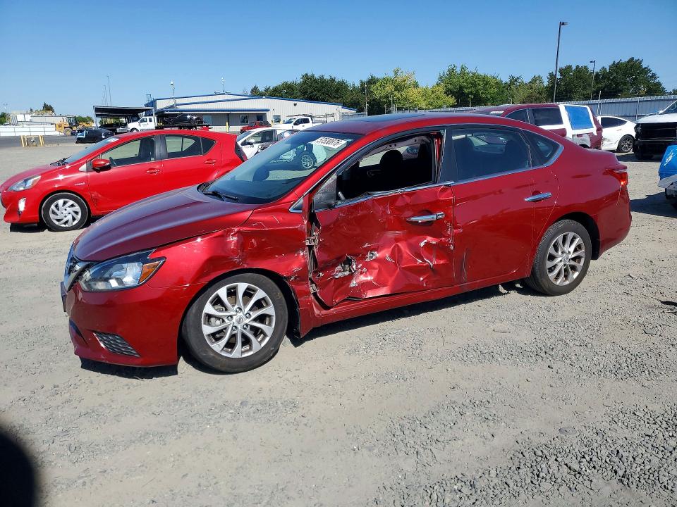 2017 Nissan Sentra VIN 3N1AB7AP2HY369689 — COPART salvage auction photo