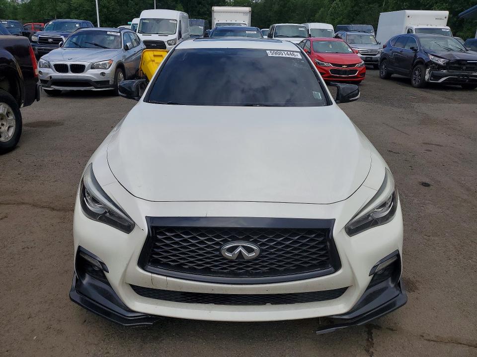 2018 Infiniti Q50 VIN JN1EV7AR2JM438402 COPART salvage auction — MINOR DENT/SCRATCHES, Va - Certificate Of Title (P), sold $5,400 on 2026-07-10 (photo 5)