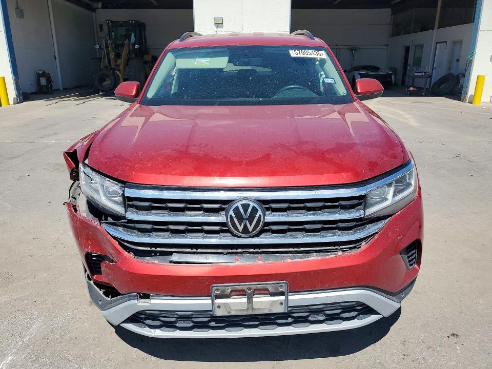 2023 Volkswagen Atlas VIN 1V2WR2CA2PC521437 COPART salvage auction — FRONT END, Tx - Salvage Vehicle Title, sold $6,600 on 2026-07-31 (photo 5)