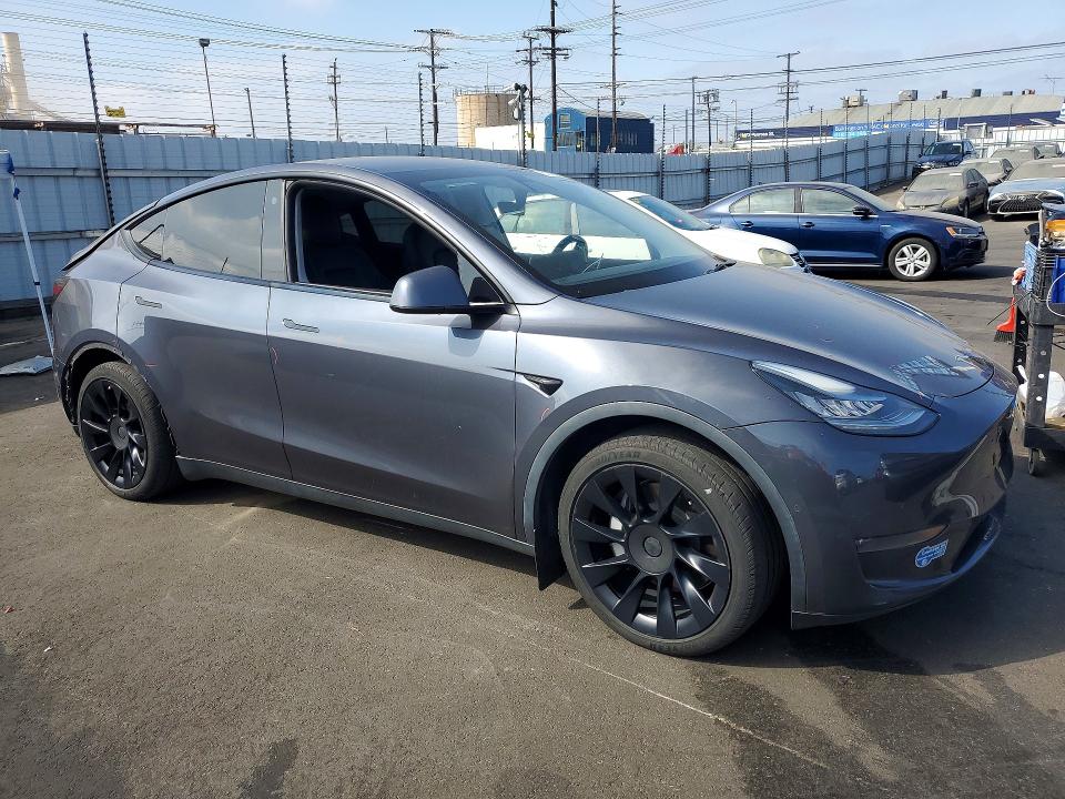 2021 Tesla VIN 5YJYGDEE6MF094550 COPART salvage auction — REAR END, Ca - Salvage Certificate, sold $11,100 on 2026-07-20 (photo 4)