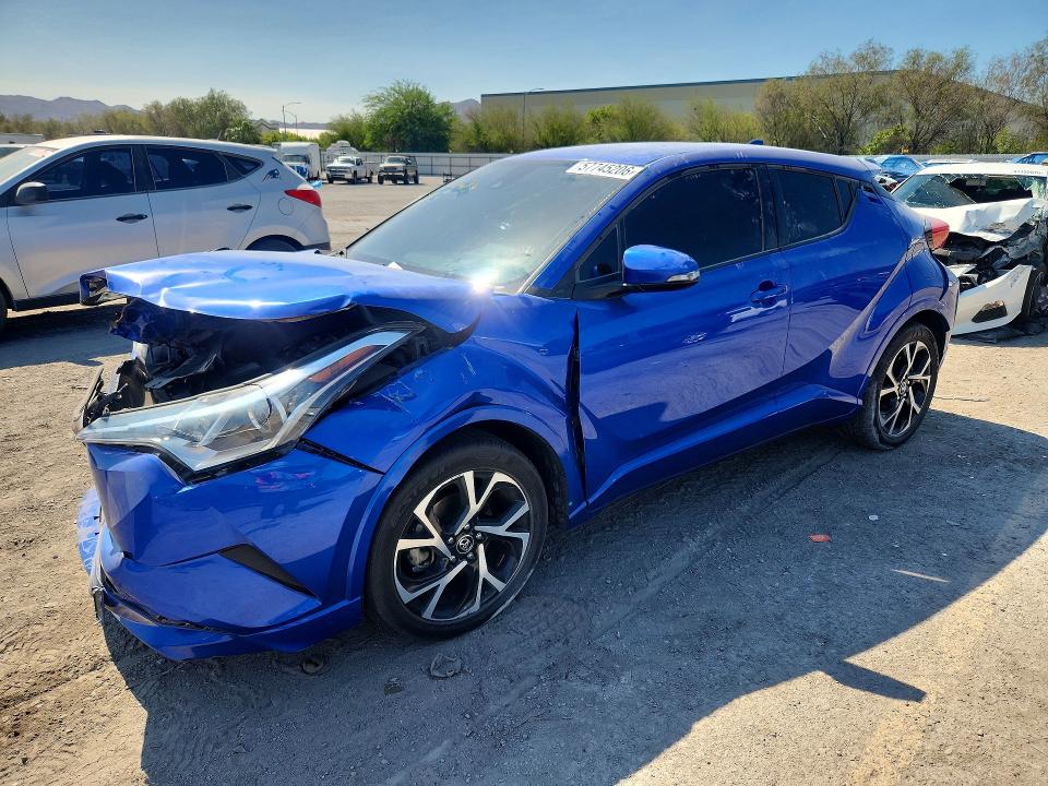 2018 Toyota C-hr VIN NMTKHMBXXJR011586 COPART salvage auction — FRONT END, Nv - Salvage Title, sold $3,850 on 2026-07-02 (photo 1)