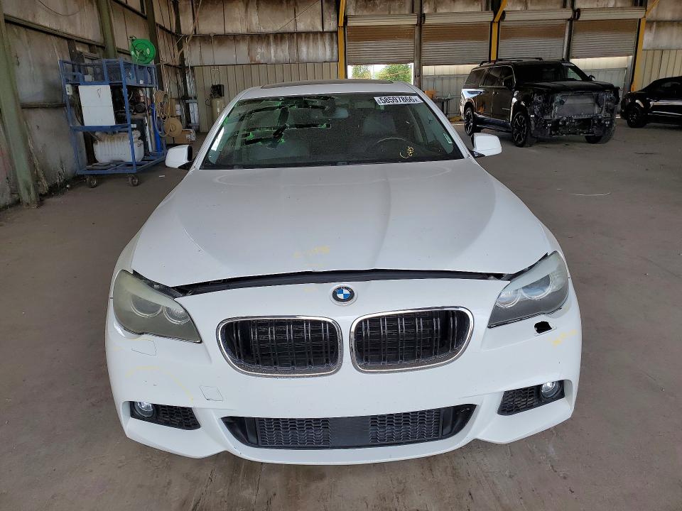 2011 BMW 5er VIN WBAFR7C50BC806046 COPART salvage auction — REAR END, Az - Cert Of Title - Salvage, sold $500 on 2026-07-13 (photo 5)