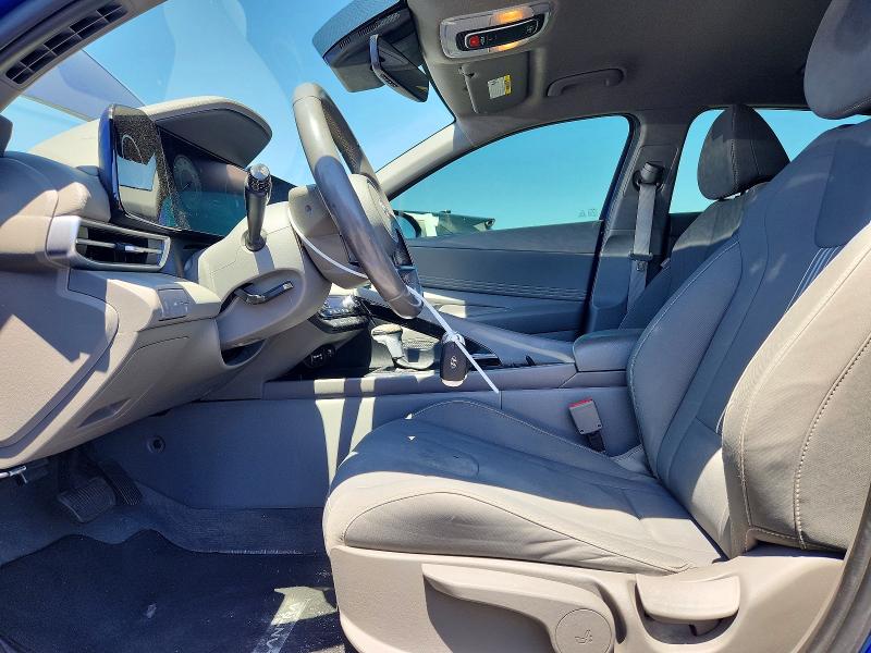 2023 Hyundai Elantra VIN KMHLS4AGXPU411351 COPART salvage auction — REAR END, Ca - Salvage Certificate, sold $2,850 on 2026-07-13 (photo 7)