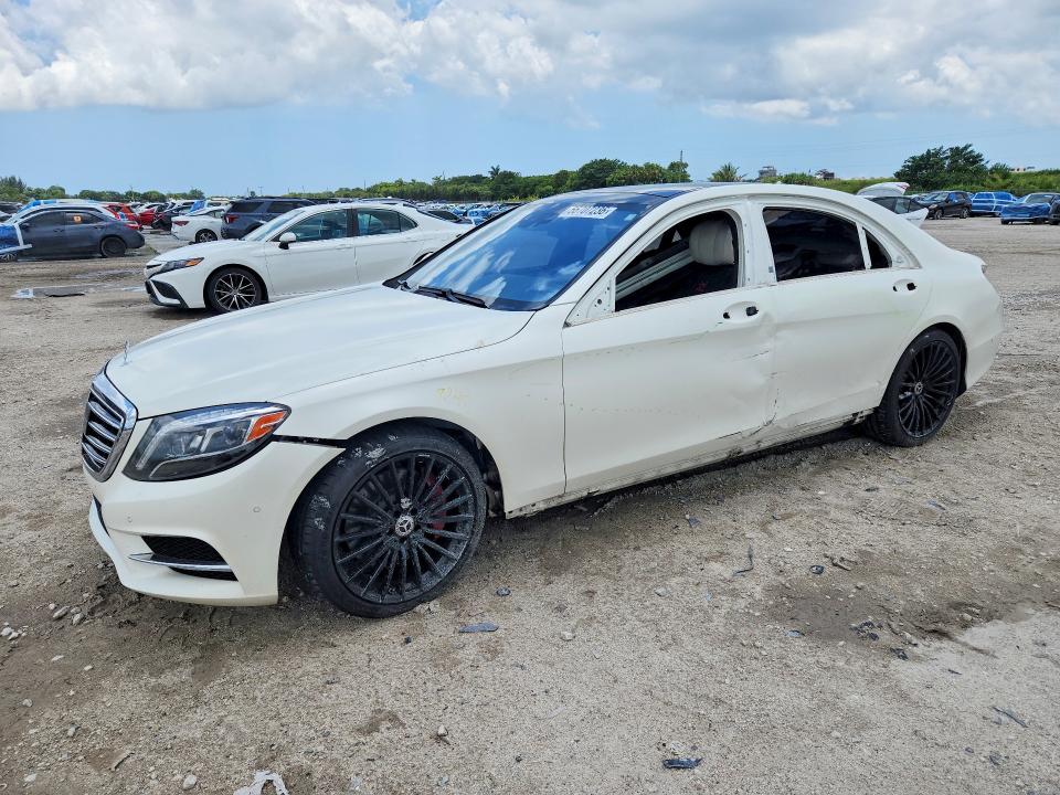2015 Mercedes-benz S-klasse VIN WDDUG8CB1FA140947 COPART salvage auction — SIDE, Fl - Cert Of Title Slvg Rebuildable, sold $7,000 on 2026-07-02 (photo 1)
