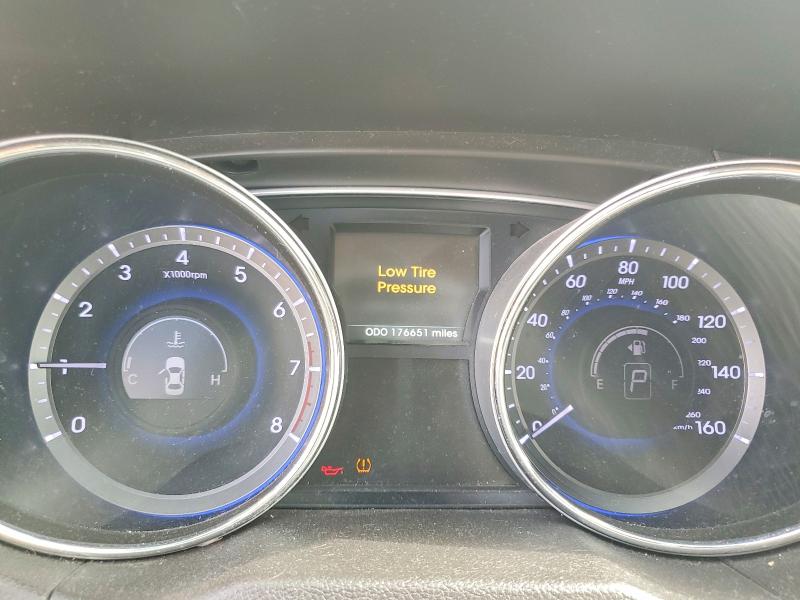 2014 Hyundai Sonata VIN 5NPEC4AC6EH816332 COPART salvage auction — MINOR DENT/SCRATCHES, Ut - Salvage Certificate, sold $675 on 2026-07-10 (photo 9)
