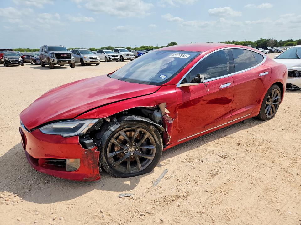 2016 Tesla VIN 5YJSA1E25GF155208 COPART salvage auction — FRONT END, Tx - Salvage Vehicle Title, sold $5,200 on 2026-07-02 (photo 1)