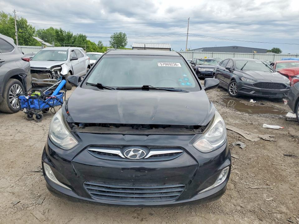 2012 Hyundai VIN KMHCU5AEXCU045013 COPART salvage auction — FRONT END, IN - CERT OF TITLE-SALVAGE TITLE, sold $375 on 2026-07-27 (photo 5)