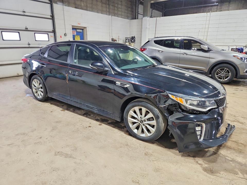 2018 Kia Optima VIN 5XXGT4L36JG230984 COPART salvage auction — VANDALISM, Mn - Certificate Of Title, sold $2,450 on 2026-07-21 (photo 4)
