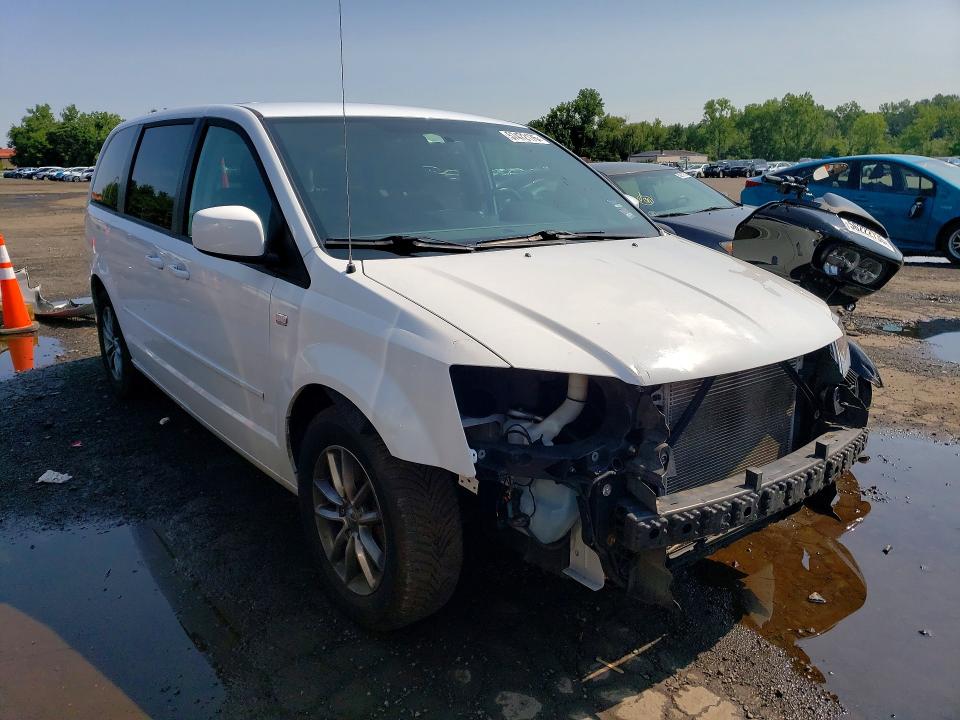 2014 Dodge Caravan VIN 2C4RDGBG7ER254686 COPART salvage auction — FRONT END, Ct - Cert Of Title-Salvage, sold $1,350 on 2026-07-02 (photo 4)
