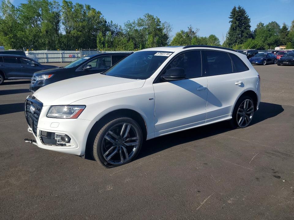 2016 Audi VIN WA1D7AFP4GA126156 COPART salvage auction — FRONT END, Or - Salvage Title Certificate, sold $1,100 on 2026-07-27 (photo 1)