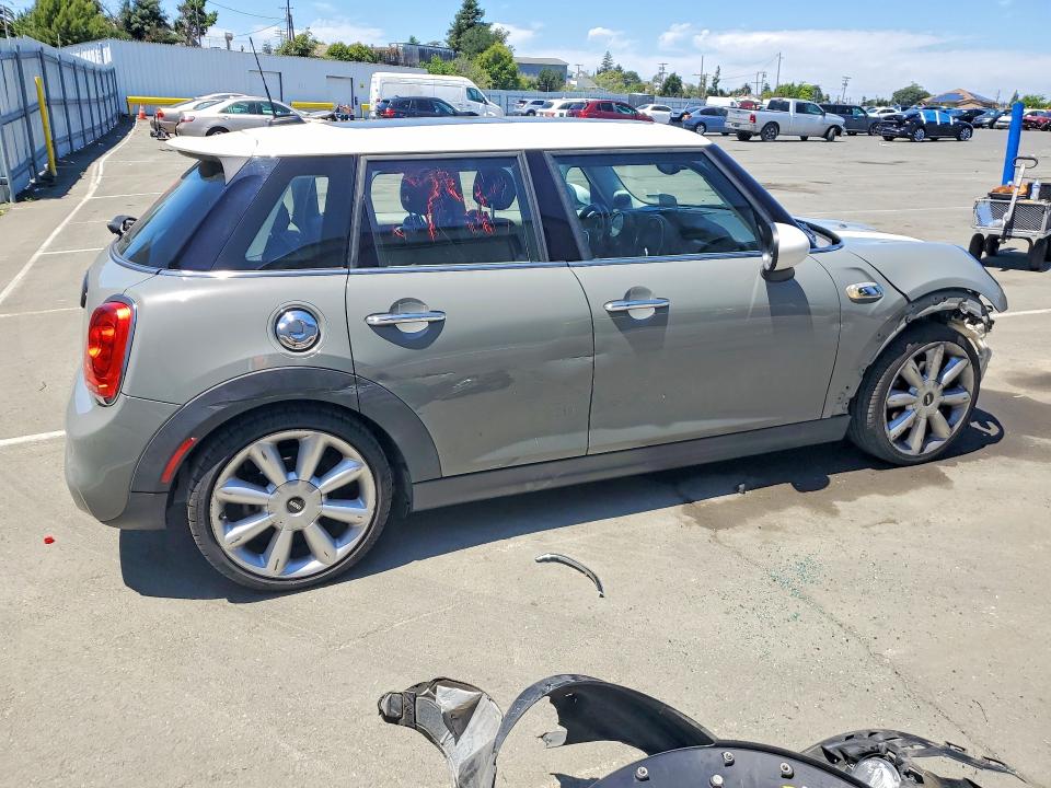 2015 Mini Cooper VIN WMWXU3C57F2B59395 COPART salvage auction — FRONT END, Ca - Salvage Certificate, sold $650 on 2026-07-31 (photo 3)