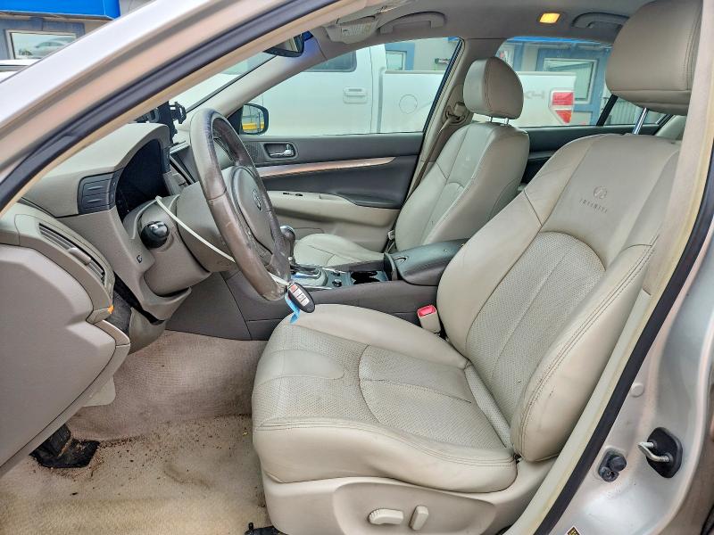 2011 Infiniti G VIN JN1CV6AP8BM506056 COPART salvage auction — FRONT END, Ks - Cert Of Title-Salvage, sold $550 on 2026-07-22 (photo 7)