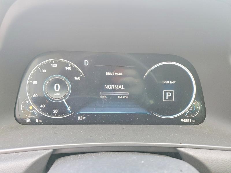 2020 Hyundai Sonata VIN 5NPEF4JA8LH013010 COPART salvage auction — REAR END, Fl - Cert Of Title Slvg Rebuildable, sold $3,550 on 2026-07-24 (photo 9)