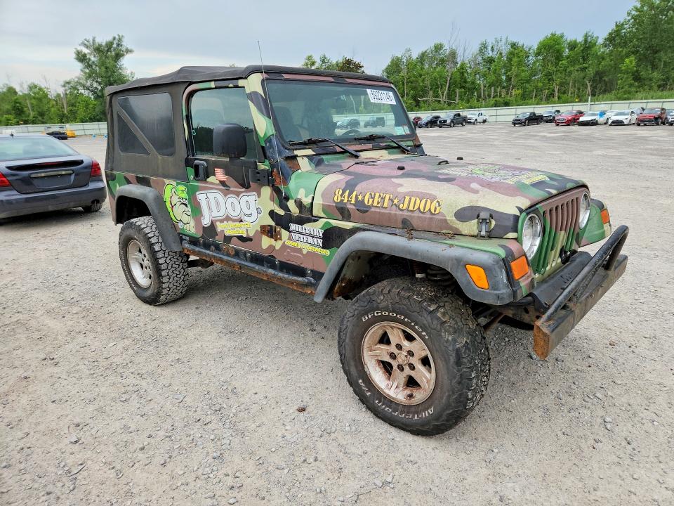 2006 Jeep Wrangler / VIN 1J4FA44S66P735134 COPART salvage auction — NORMAL WEAR, NY - CERTIFICATE OF TITLE, sold $550 on 2026-07-27 (photo 4)