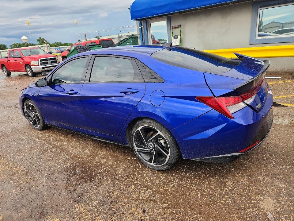 2023 Hyundai VIN KMHLR4AF6PU410748 COPART salvage auction — REAR END, Ks - Cert Of Title-Salvage, sold $5,600 on 2026-07-15 (photo 2)