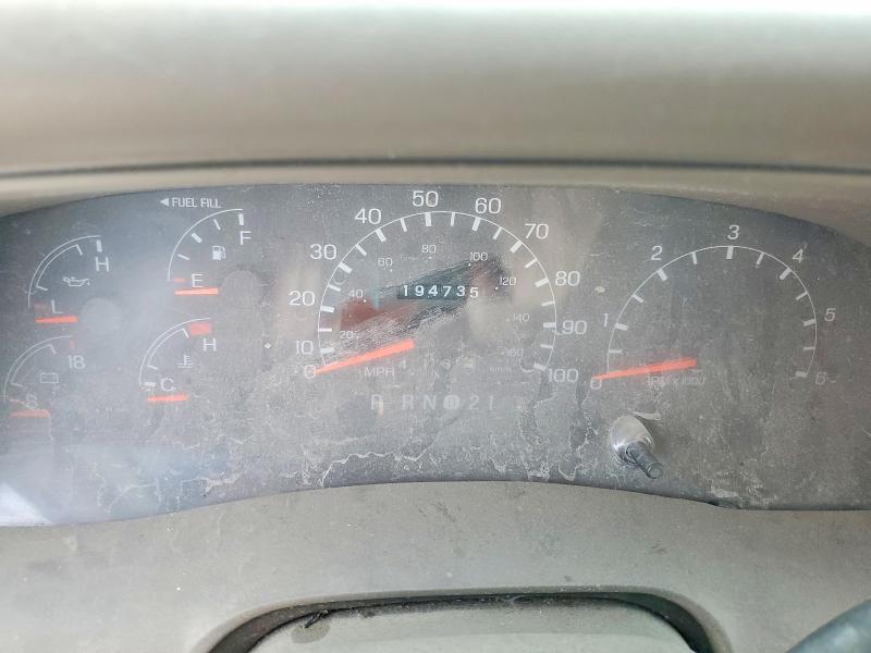 2000 Ford Excursion VIN 1FMNU40L3YEA95613 COPART salvage auction — REAR END, Tx - Certificate Of Title, sold $475 on 2026-07-02 (photo 9)
