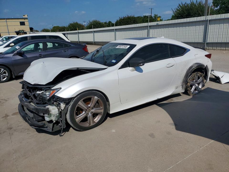 2016 Lexus VIN JTHHA5BC2G5004163 COPART salvage auction — FRONT END, Tx - Certificate Of Title, sold $2,700 on 2026-07-30 (photo 1)