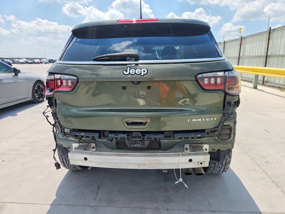 2021 Jeep Compass VIN 3C4NJCCB7MT573567 COPART salvage auction — REAR END, Tx - Salvage Vehicle Title, sold $4,150 on 2026-07-31 (photo 6)