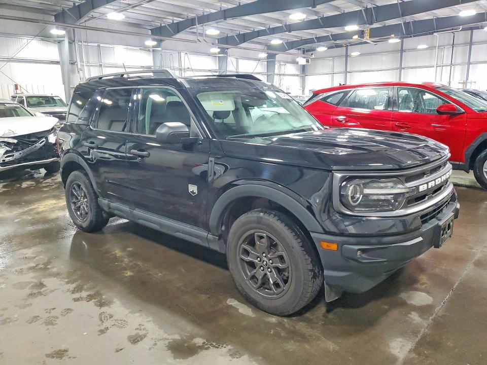 2022 Ford Bronco VIN 3FMCR9B65NRD02993 COPART salvage auction — HAIL, Mn - Cert Of Title-Salvage, sold $12,300 on 2026-07-28 (photo 4)