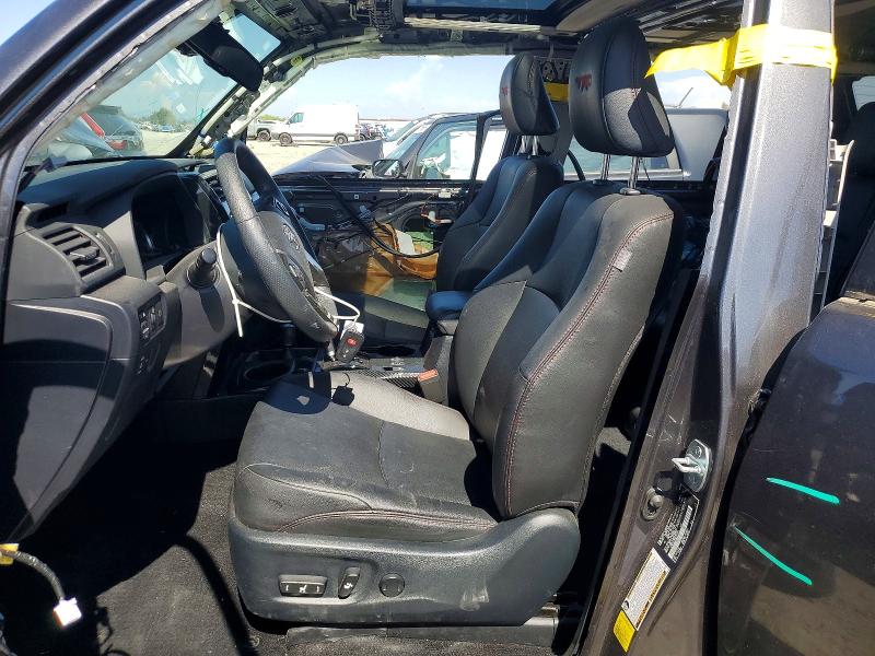 2022 Toyota 4runner VIN JTERU5JR6N6074187 COPART salvage auction — FRONT END, Ca - Salvage Certificate, sold $16,400 on 2026-07-09 (photo 7)