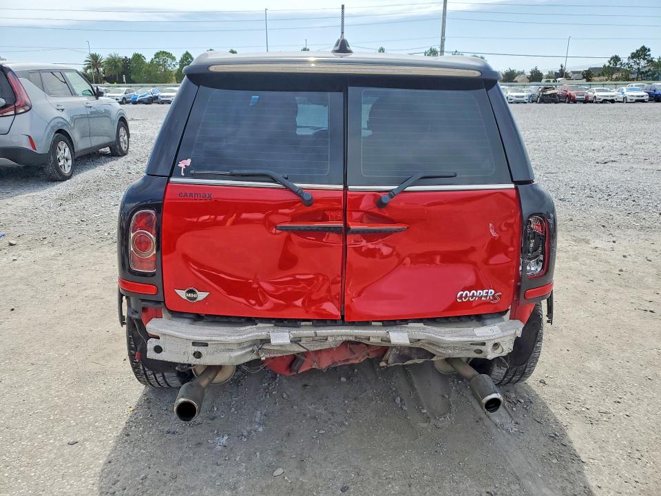 2012 Mini Cooper VIN WMWZG3C51CTY38050 COPART salvage auction — REAR END, Fl - Cert Of Title Slvg Rebuildable, sold $850 on 2026-07-06 (photo 6)
