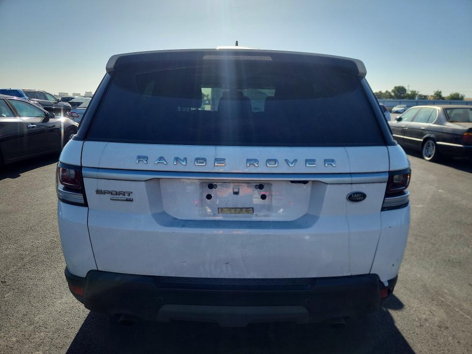 2016 Land rover RANGE ROVER VIN SALWG2PF7GA112948 COPART salvage auction — REAR END, Ca - Dis/Dlr/Exp Only Clean Title, sold $175 on 2026-07-13 (photo 6)