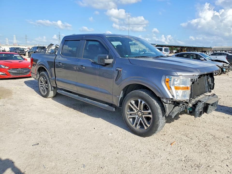 2021 Ford VIN 1FTEW1CP5MFB26795 COPART salvage auction — FRONT END, Tx - Salvage Vehicle Title, sold $9,100 on 2026-07-31 (photo 4)
