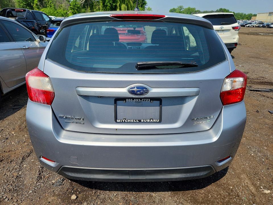 2016 Subaru Impreza VIN JF1GPAA60G8342861 COPART salvage auction — FRONT END, CT - CERT OF TITLE-SALVAGE, sold $825 on 2026-07-24 (photo 6)