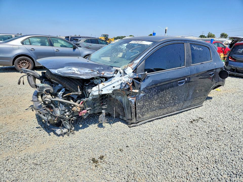 2024 Mitsubishi Mirage VIN ML32AUHJ5RH009420 COPART salvage auction — ALL OVER, Ca - Dis/Dlr/Exp Clean W/Salv Hist (P), sold $150 on 2026-07-02 (photo 1)