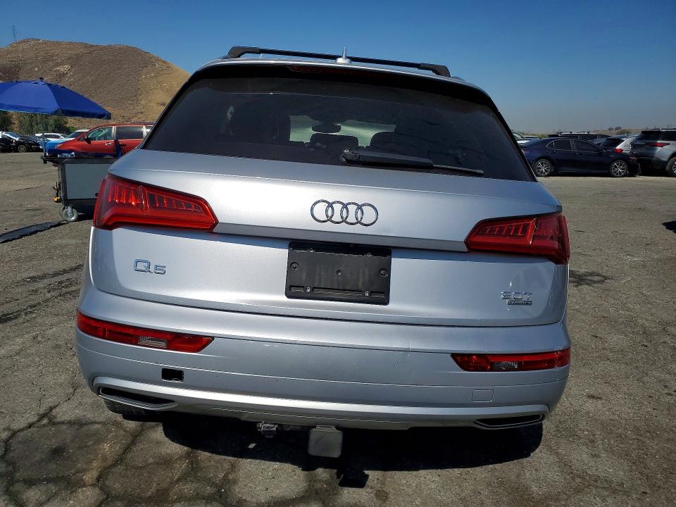 2018 Audi Q5 VIN WA1ANAFY0J2039437 COPART salvage auction — FRONT END, Ca - Salvage Certificate, sold $1,700 on 2026-07-23 (photo 6)