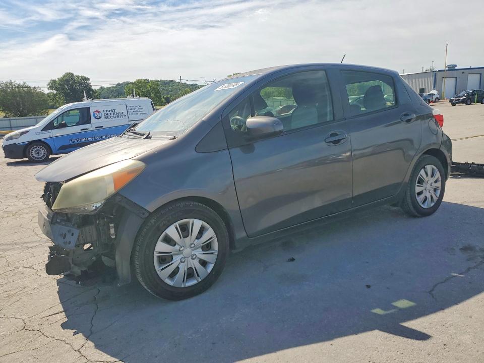 2013 Toyota Yaris VIN JTDKTUD35DD571655 COPART salvage auction — FRONT END, Tn - Salvage Certificate, sold $2,250 on 2026-07-27 (photo 1)