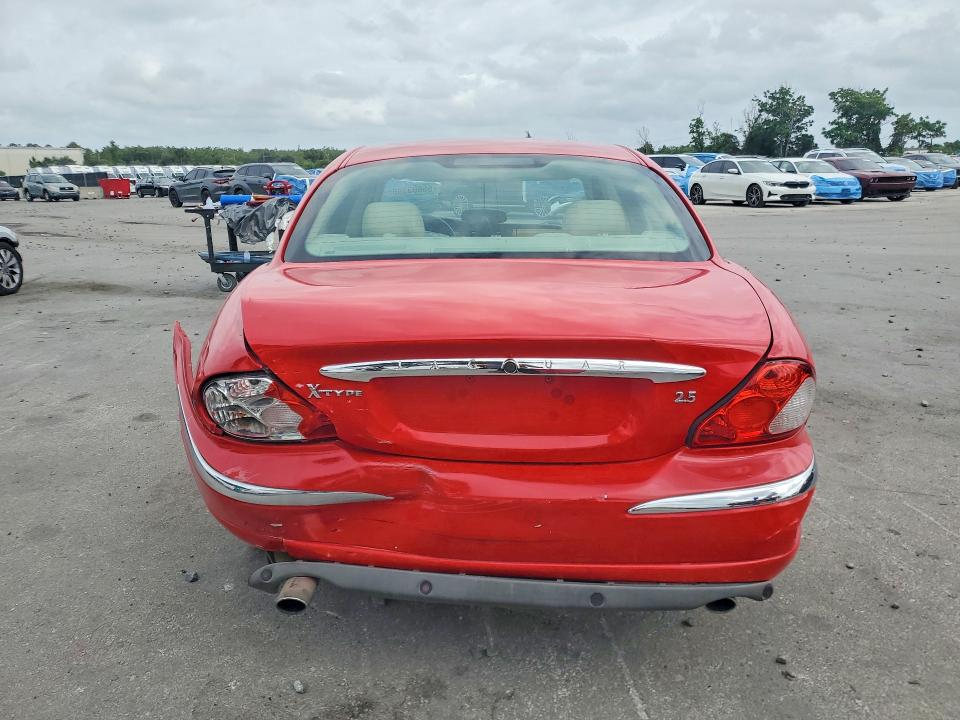 2003 Jaguar X type VIN SAJEA51D83XC92739 COPART salvage auction — REAR END, Fl - Cert Of Title Slvg Rebuildable, sold $10 on 2026-07-21 (photo 6)