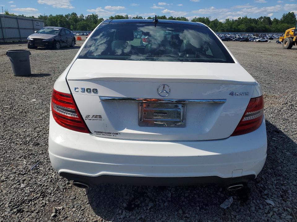 2013 Mercedes-benz C-klasse VIN WDDGF8ABXDR241535 COPART salvage auction — SIDE, Nj - Cert Of Title-Salvage, sold $925 on 2026-07-31 (photo 6)