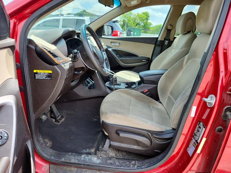2016 Hyundai Santa fe VIN 5XYZT3LB8GG375278 COPART salvage auction — REAR END, Tn - Salvage Certificate, sold $1,750 on 2026-07-20 (photo 7)