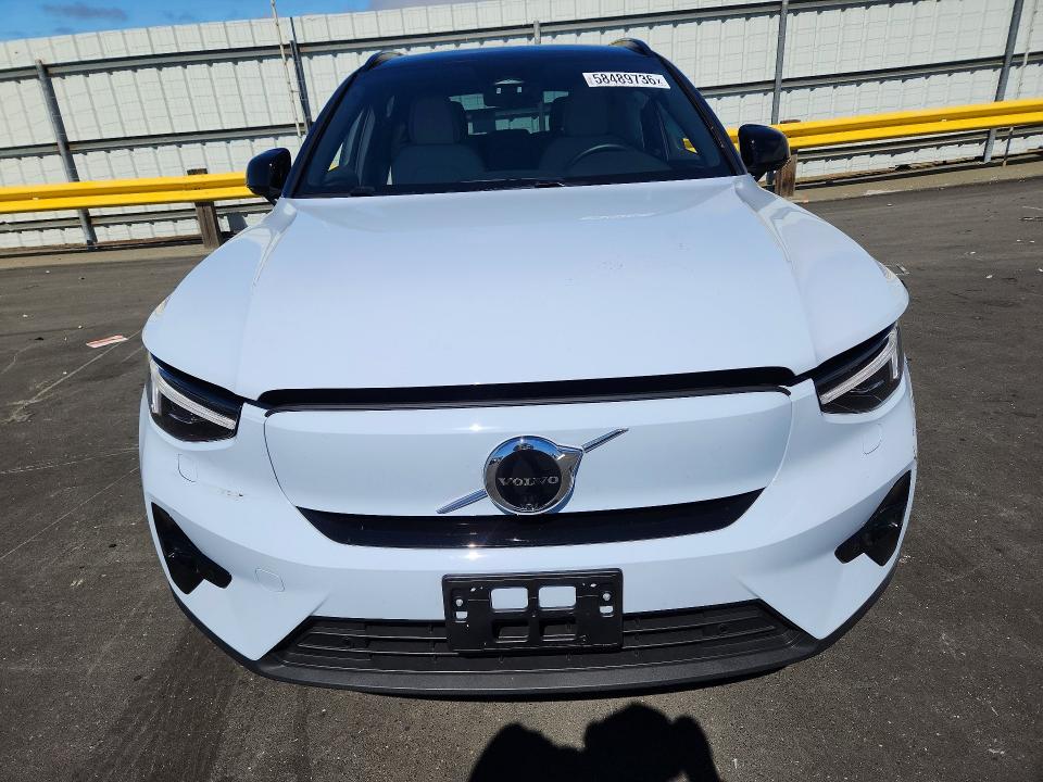 2025 Volvo Xc40 VIN YV4ER3HL0S2595254 COPART salvage auction — FRONT END, CA - SALVAGE CERTIFICATE, sold $12,900 on 2026-08-17 (photo 5)