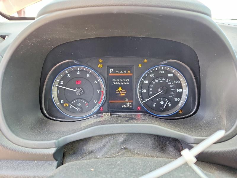 2022 Hyundai VIN KM8K62AB6NU838693 COPART salvage auction — FRONT END, Ca - Salvage Certificate, sold $2,650 on 2026-07-06 (photo 9)