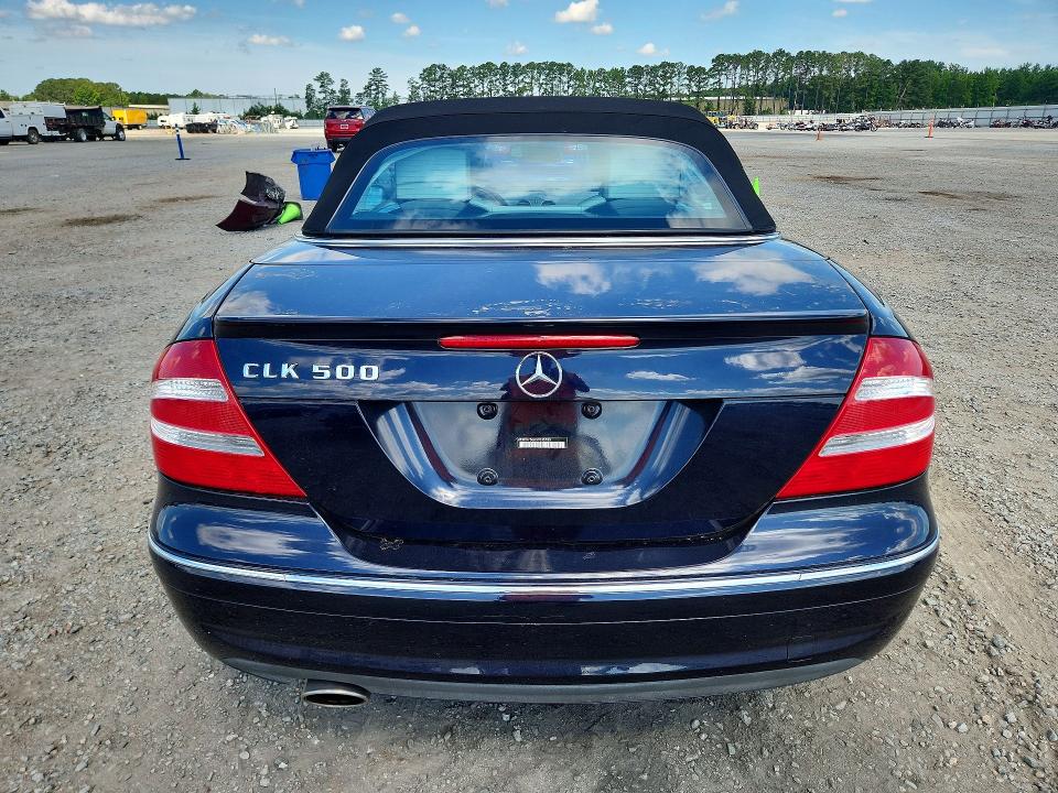 2005 Mercedes-benz Clk-klasse VIN WDBTK75GX5T035185 COPART salvage auction — SIDE, NC - SALVAGE CERTIFICATE OF TITLE, sold $500 on 2026-08-03 (photo 6)