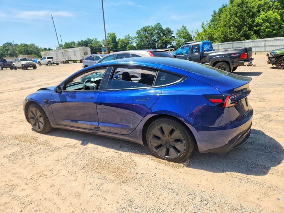 2024 Tesla Model 3 VIN 5YJ3E1EBXRF791943 COPART salvage auction — FRONT END, Al - Cert Of Title-Salvage Title, sold $10,700 on 2026-07-07 (photo 2)