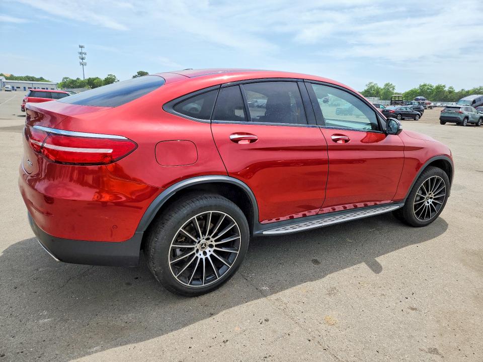 2018 Mercedes-benz Glc VIN WDC0J4KB2JF365100 COPART salvage auction — REAR END, Ny - Mv-907A Salvage Certificate, sold $12,500 on 2026-07-08 (photo 3)