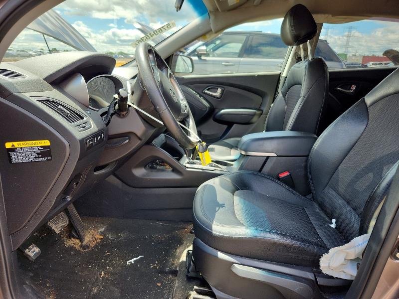 2012 Hyundai VIN KM8JUCAC1CU461686 COPART salvage auction — FRONT END, Il - Salvage Certificate, sold $750 on 2026-07-28 (photo 7)