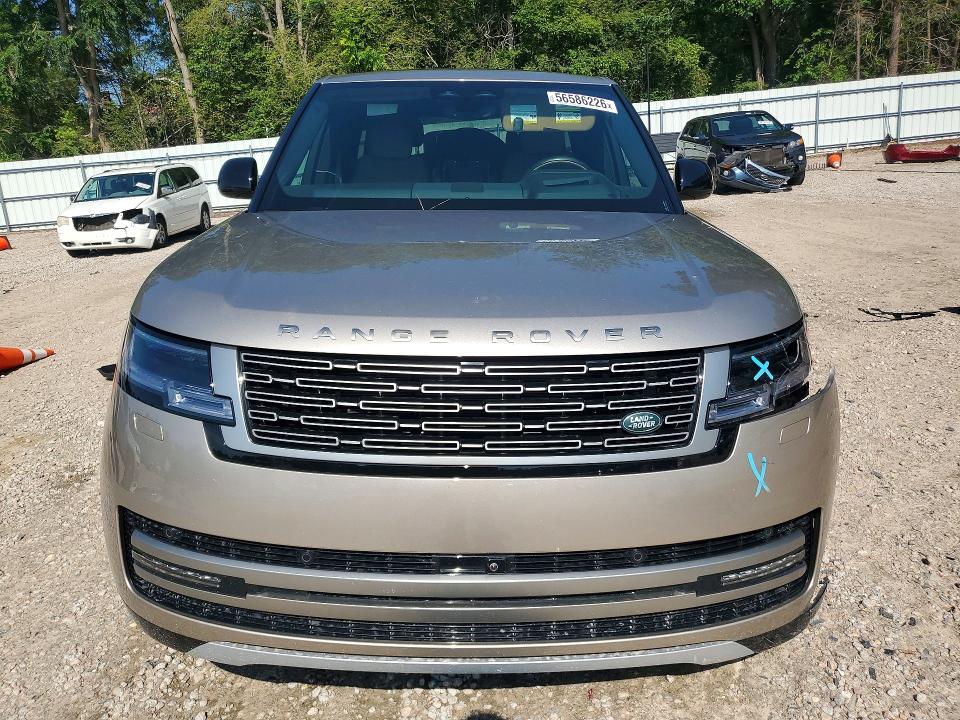 2025 Land rover RANGE ROVER VIN SALKP9E91SA312768 COPART salvage auction — FRONT END, Nc - Salvage Certificate Of Title, sold $81,500 on 2026-07-17 (photo 5)